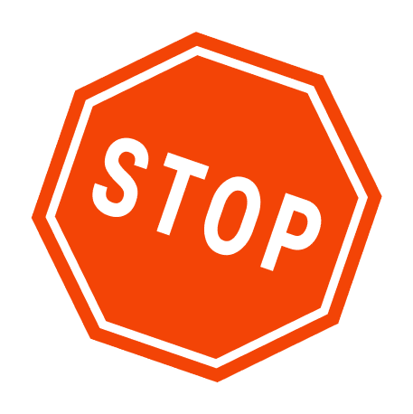 stop sign Fahrschule GOLD Kiel Gaarden